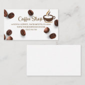 COFFEESHOP VISITEKAARTJE (Voorkant / Achterkant)