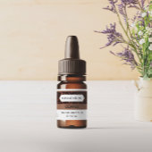 Coffeëssentiële oliën geurflessonnetiket sticker