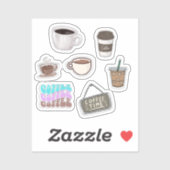 Coffeestickers Sticker (Vel)
