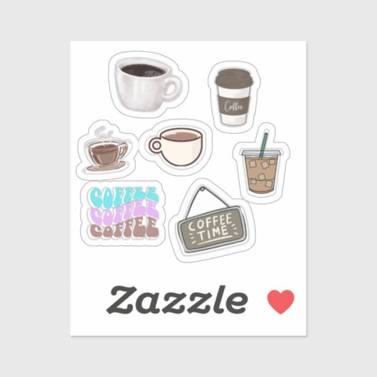 Coffeestickers Sticker (Vel)