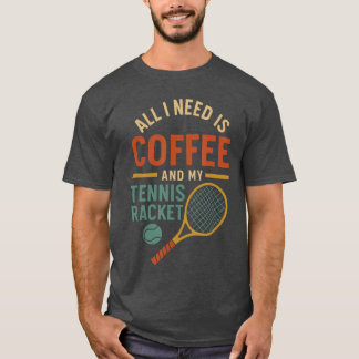Coffeetennis T-shirt Speler Jongens Meisjes Mannen