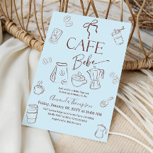 Coffeethema Blauwe Boog Cafe Bebe Jongen Baby Show