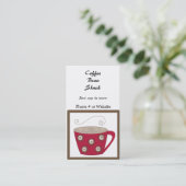 CoffeeTheme Visitekaartje (Staand voorkant)