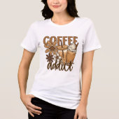 Coffeetjunk. Tri-Blend shirt (Voorkant)