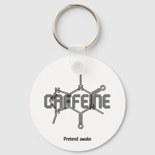 Coffeïne Sleutelhanger (Achterkant)