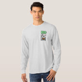 Coffeïneverslaving ontwerp t-shirt (Voorkant volledig)