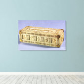 Coffer, uit Turkije Canvas Afdruk (Insitu (Houten vloer))