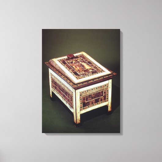 Coffer, van de Tutankhamun Canvas Afdruk (Voorkant)