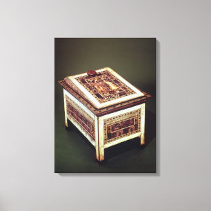 Coffer, van de Tutankhamun Canvas Afdruk