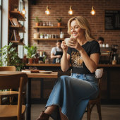 Coffeverslaafde.  t-shirt