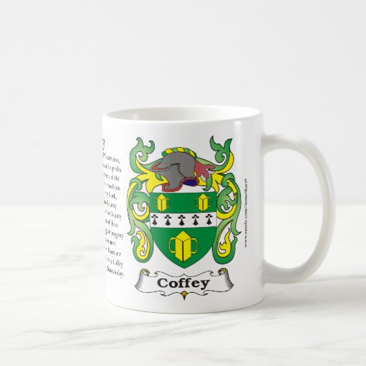 Coffey Family Coat of Arms Mok (Rechts)