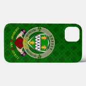 Coffey Irish Shield & Claddagh Personalized Case-Mate iPhone Case (Achterkant (horizontaal))