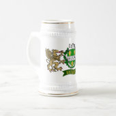 Coffey/O'Coffey Iers Schild Gepersonaliseerd Bierpul (Voorkant links)
