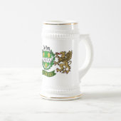 Coffey/O'Coffey Irish Shield gepersonaliseerd Bierpul (Voorkant rechts)
