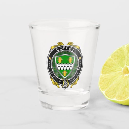 Coffey/O'Coffey Irish Shot Glass Shot Glas (Voorkant)