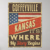 Coffeyville Kansas Poster (Voorkant)