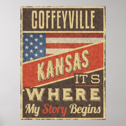 Coffeyville Kansas Poster (Voorkant)
