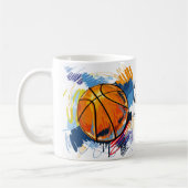 Cofffee Mok-Mad voor Basketball Koffiemok (Links)