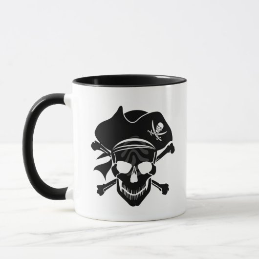 Cofffee Mok-Pirate Skull Mok (Links)