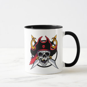 Cofffee Mok-Pirate Skull Mok