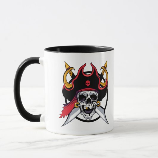 Cofffee Mok-Pirate Skull Mok (Links)