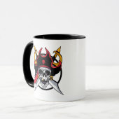 Cofffee Mok-Pirate Skull Mok (Voorkant links)