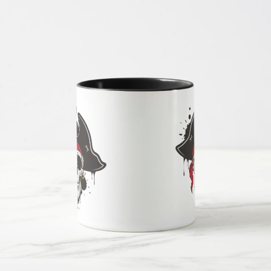 Cofffee Mok-Pirate Skull Mok (Midden)
