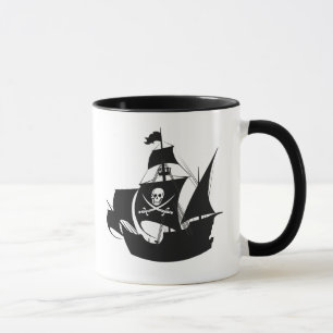 Cofffee Mok-Pirate Skull Mok