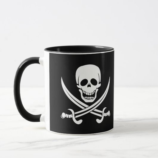 Cofffee Mok-Pirate Skull Mok (Links)