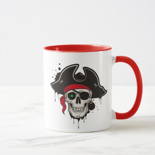 Cofffee Mok-Pirate Skull Mok (Rechts)