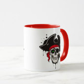 Cofffee Mok-Pirate Skull Mok (Voorkant rechts)