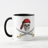 Cofffee Mok-Pirate Skull Mok (Links)