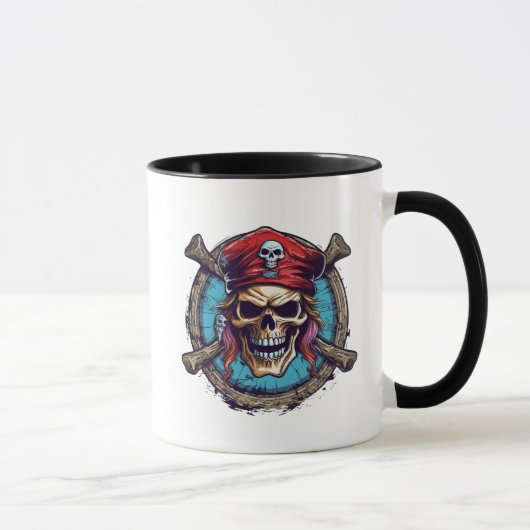 Cofffee Mok-Pirate Skull Mok (Rechts)