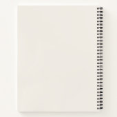 Coffie & Bloemen Spiraal Notebook voor Boekliefheb Notitieboek (Achterkant)