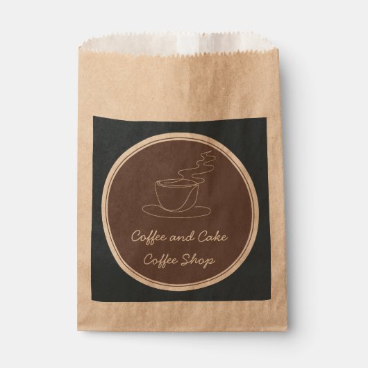 Coffie & Cake Koffiezaak Bedankzakje (Voorkant)