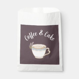 Coffie & Cake Logo Stickers Bedankzakje