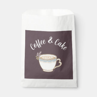 Coffie & Cake Logo Stickers Bedankzakje