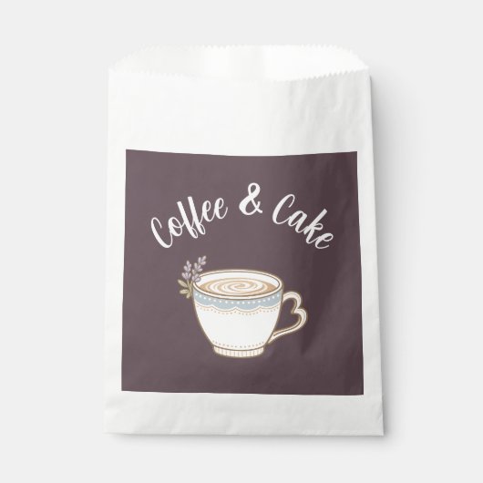 Coffie & Cake Logo Stickers Bedankzakje (Voorkant)