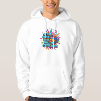 Coffie Eerst Ochtend Sticker Hoodie