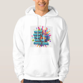 Coffie Eerst Ochtend Sticker Hoodie