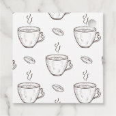 Coffie en Taart Coffeeshop Bedankjes Labels (Achterkant)