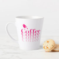 Coffie espresso mokka roze tinten