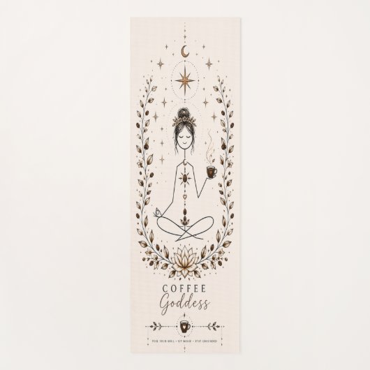 Coffie Godin Boho Yoga Mat (Voorkant)