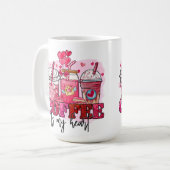 COFFIE IS MIJN HART VALENTIJN DAG KOFFIEMOK (Voorkant links)