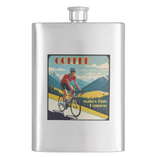 Coffie Laat Dit Gebeuren Fietsen Flacon