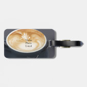 Coffie Latte Dan Reis Bagage Tag Bagagelabel (Achterkant horizontaal)