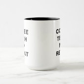 Coffie, Lesgeven, Slapen, Herhalen Motiverend Ontw Mok (Midden)