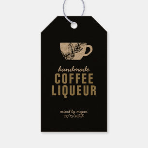 Coffie Likeur Cadeaubijslage Cadeaulabel