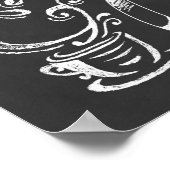 Coffie-Poster afdrukken Gift Alles wat je nodig he Poster (Hoek)