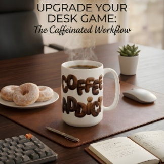 Coffie verslaafde koffiemok